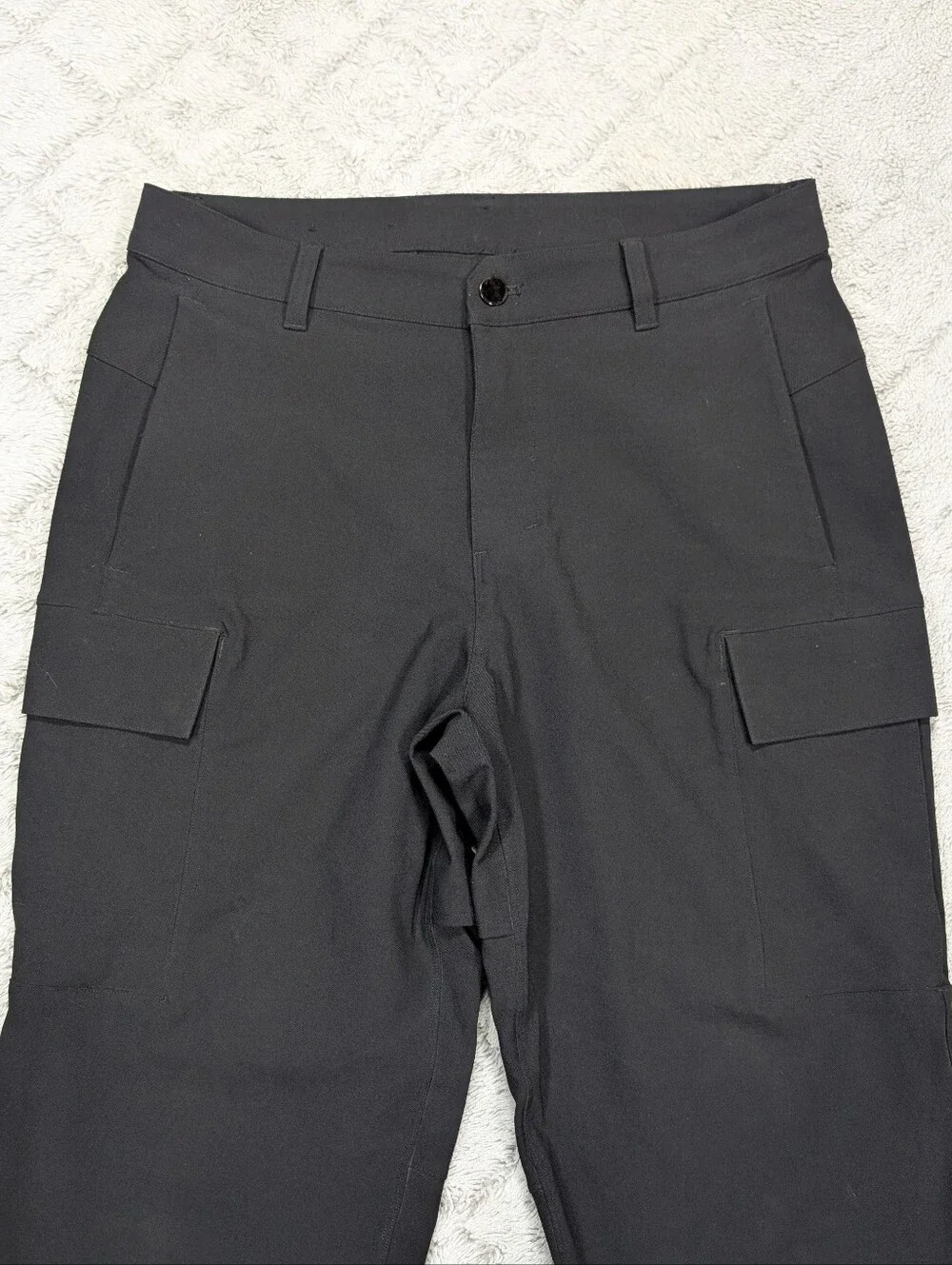 Lululemon Pants Mens 31x29 Black Utilitarian Cargo Outdoor Rugged Stretch Casual
